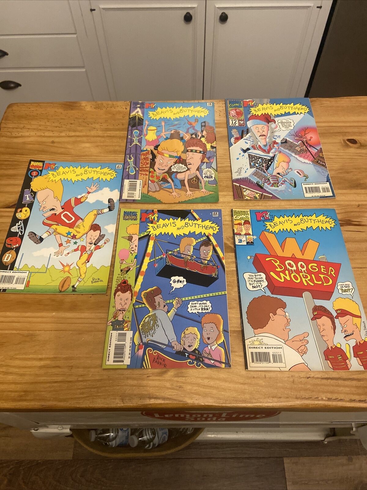 Lot Of Five Beavis And Butthead Comics Vintage 1994-1995 Good Condition