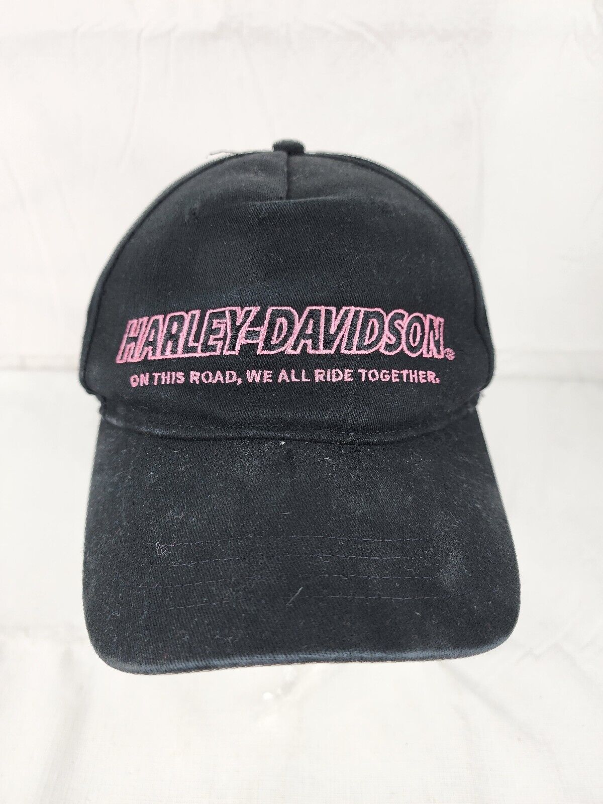 Harley-Davidson On This Road We All Ride Together Black Adjustable Cap Hat