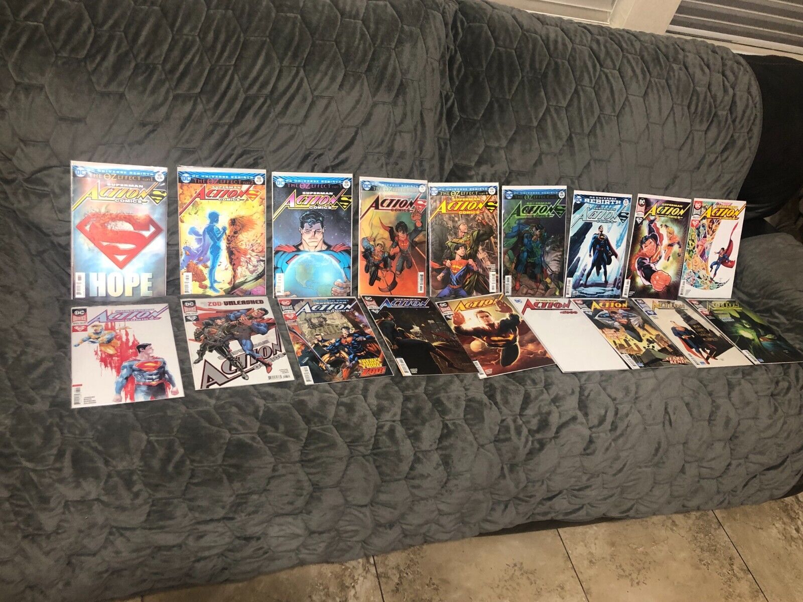 Lot of 18 DC Universe Rebirth Superman Action Comics 987-1003 including variants