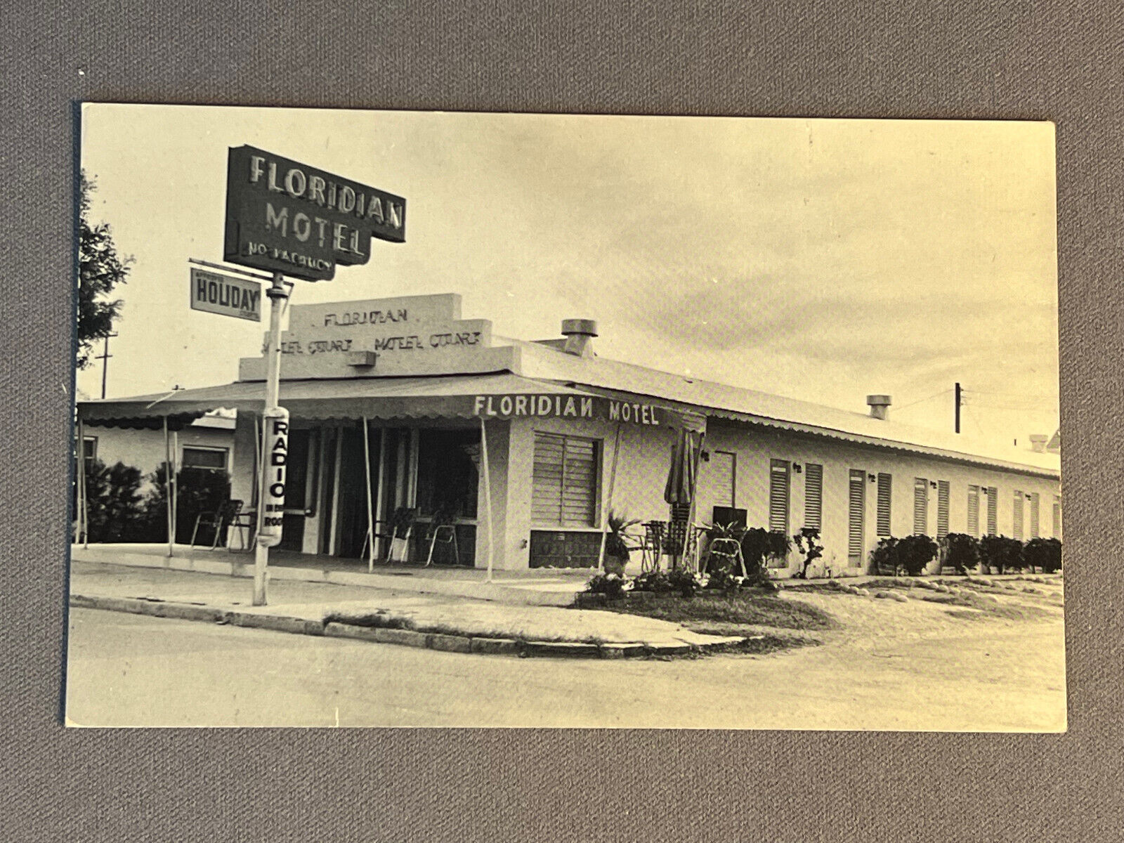Florida, FL, Homestead, Floridian Motel, Beach Area, Silvercraft, ca 1950