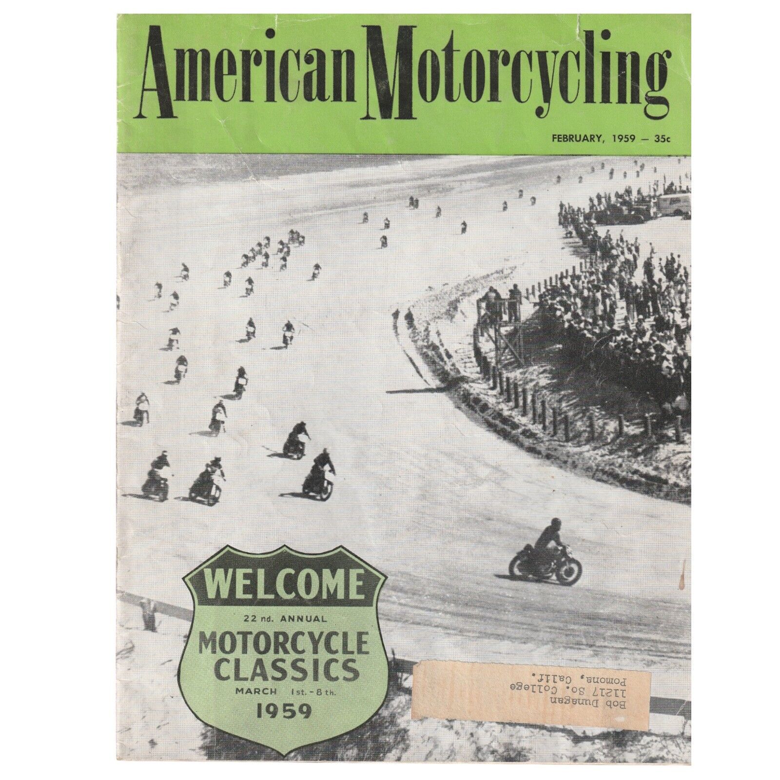 American Motorcycling Magazine Feb 1959