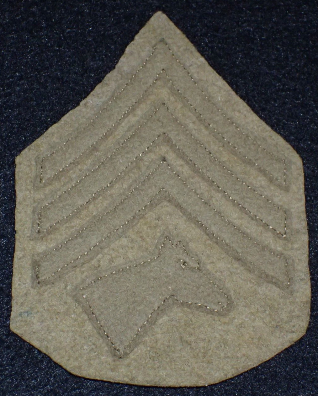 WWI U.S. Army Stable Sergeant Enlisted Chevrons Branch Rank Patch Wartime Wool