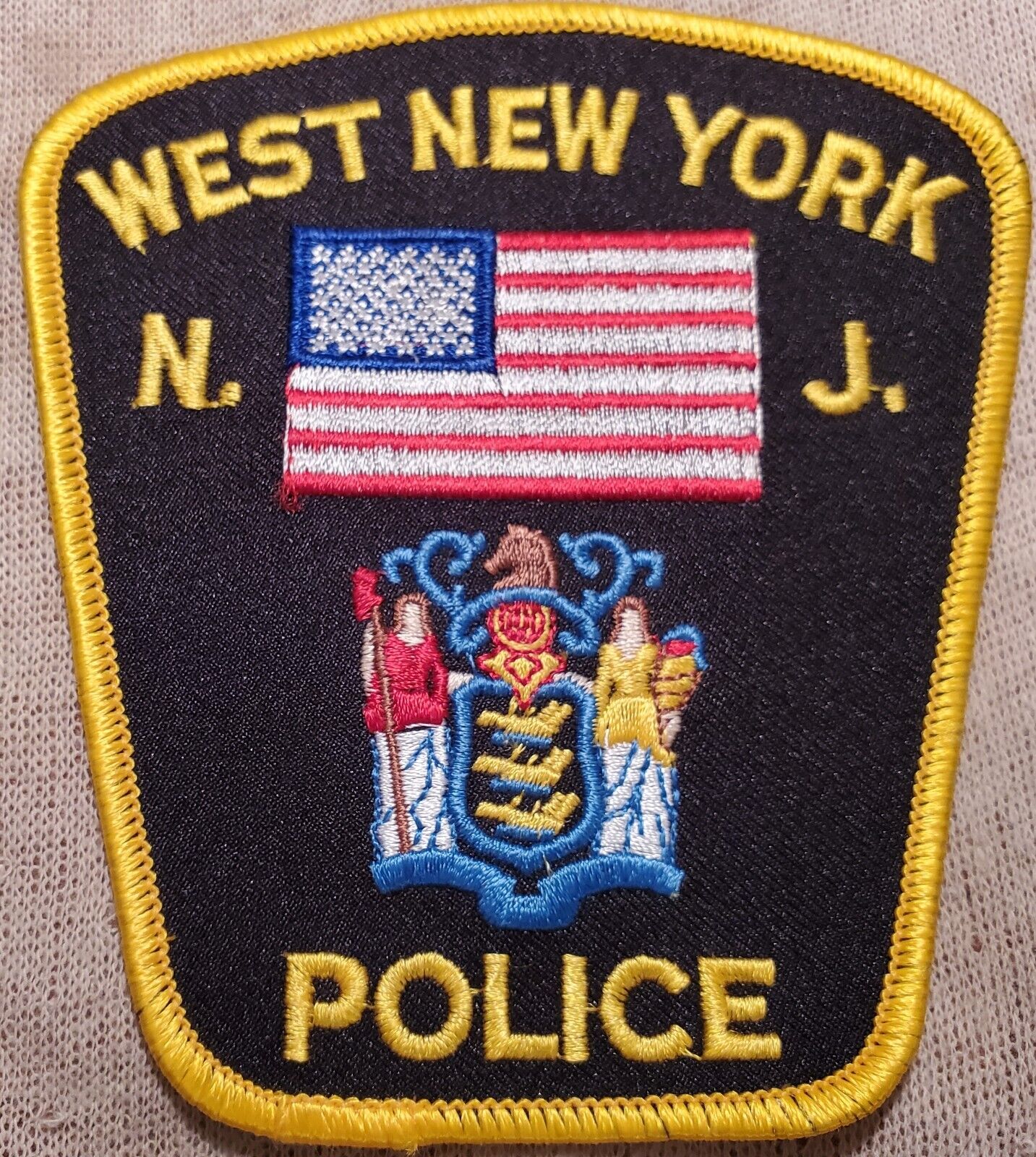 NJ West New York New Jersey Police Patch