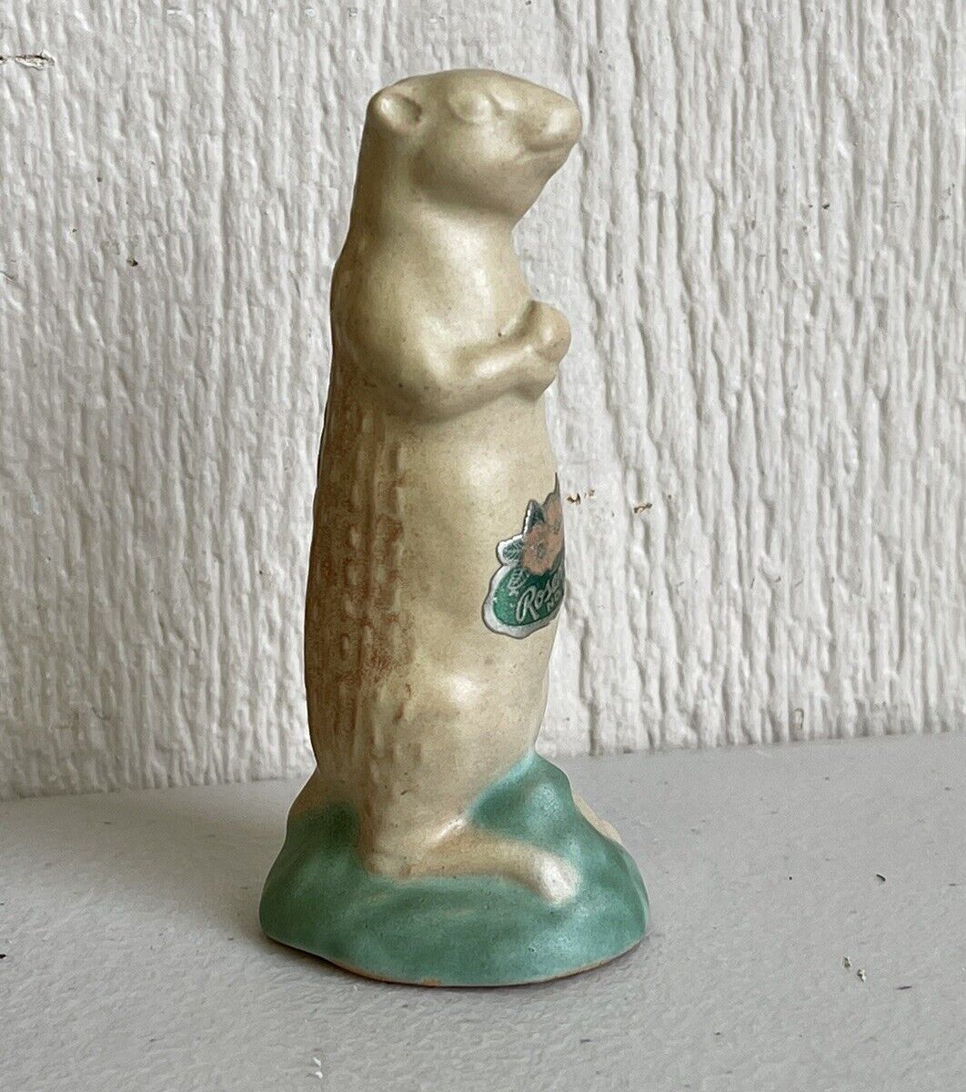 Vintage Rosemeade Pottery Small Prairie Dog RARE Figurine Standing