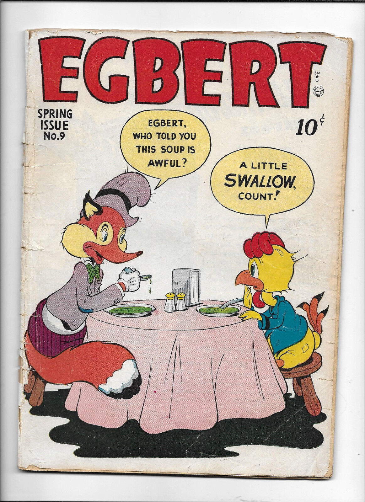 EGBERT #9 [1948 GD+] FUNNY ANIMAL   SOUP COVER