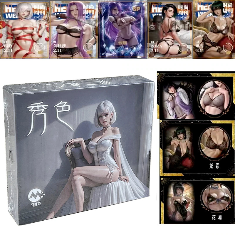 Goddess Beautiful Color Spicy Premium Booster Box Trading Cards Box TCG 10 Pack