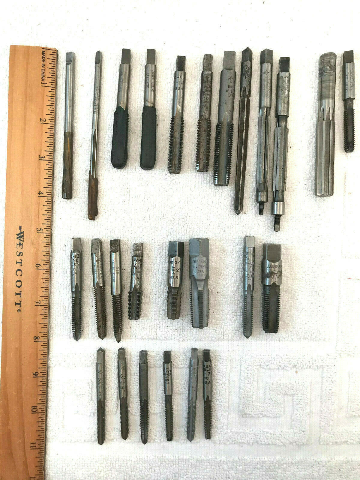 28 VTG ALL USA Tap Reamers Pilots Bluegrass Bay State Wendt Sonis Machinist Tool