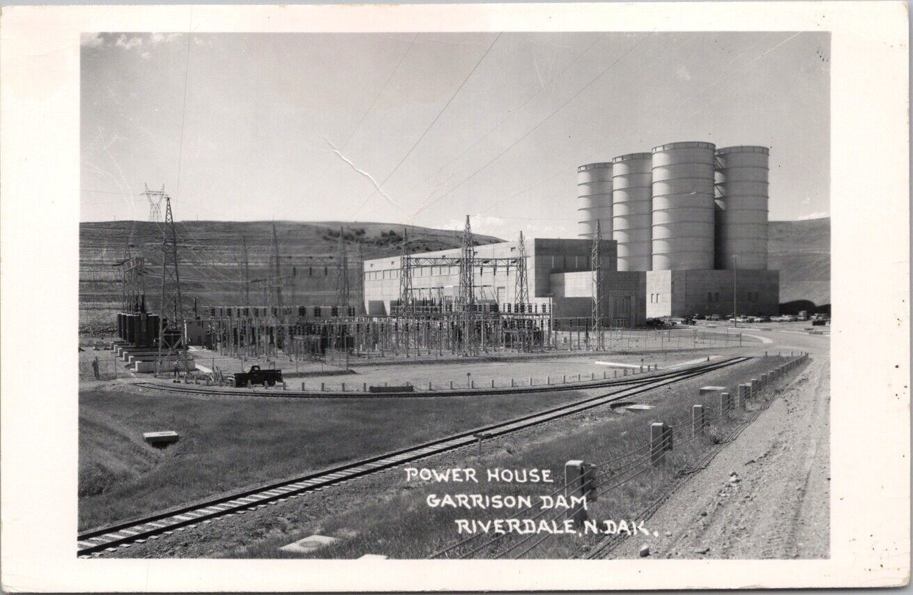 Riverdale, North Dakota RPPC Real Photo Postcard \