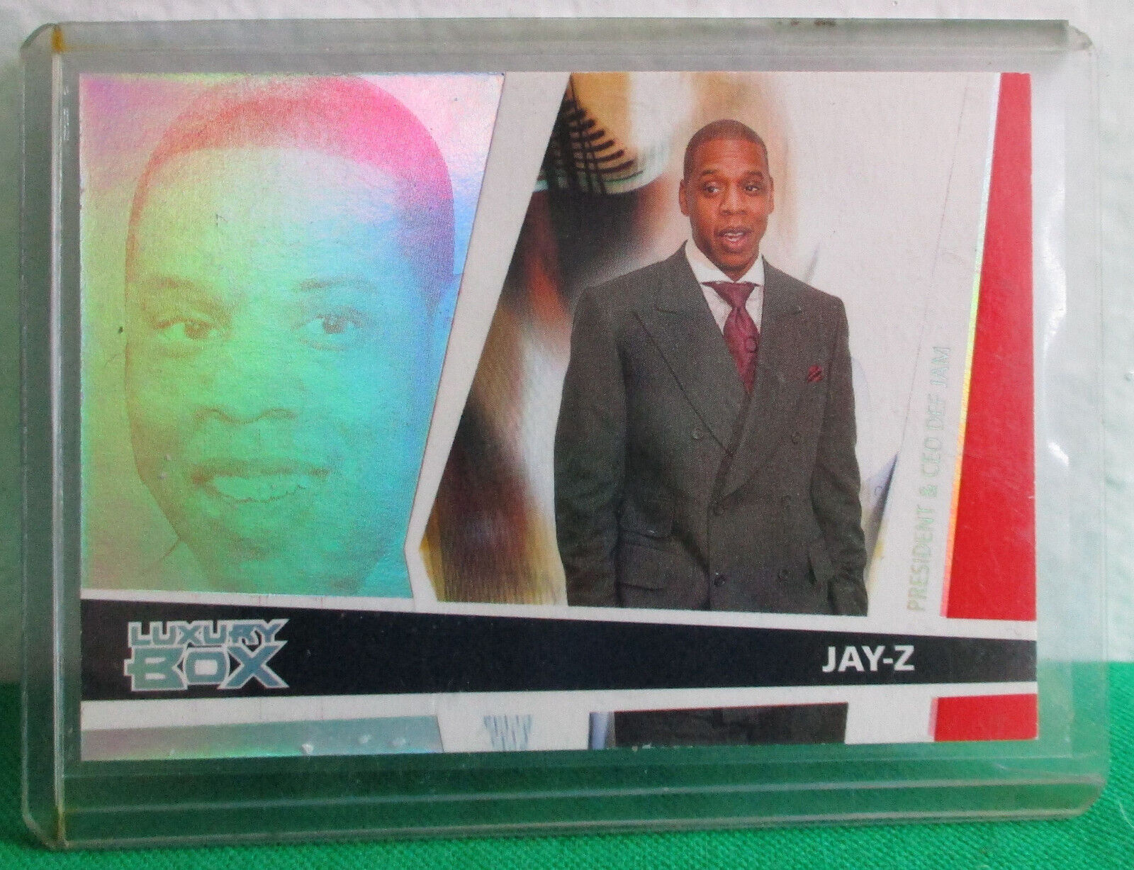 JAY-Z Topps Luxury Box Card 2005 #150 Def Jam Records Hologram Season Ticket