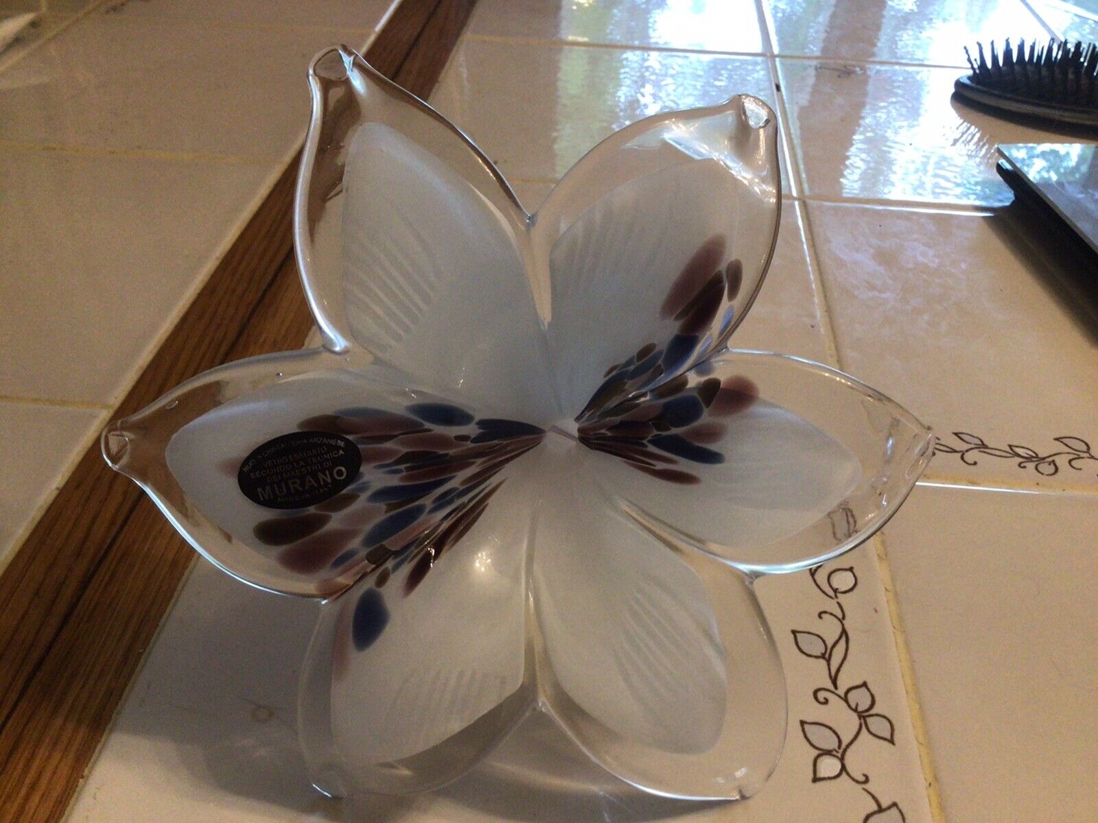 MURANO STYLE  LARGE FLOWER