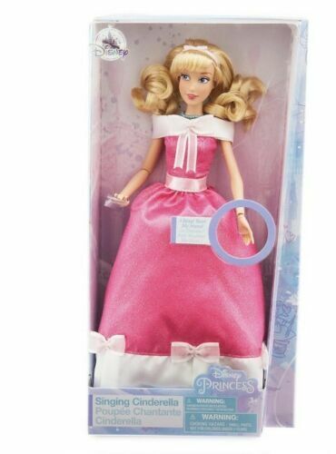 Disney Store CInderella SInging Barbie Doll , Pink Dress