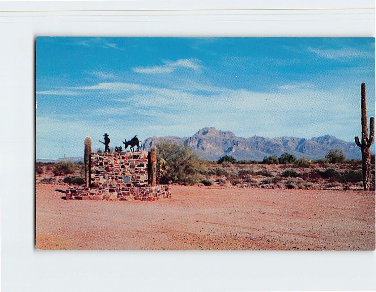 Postcard Superstition Mountain East of Mesa Arizona USA