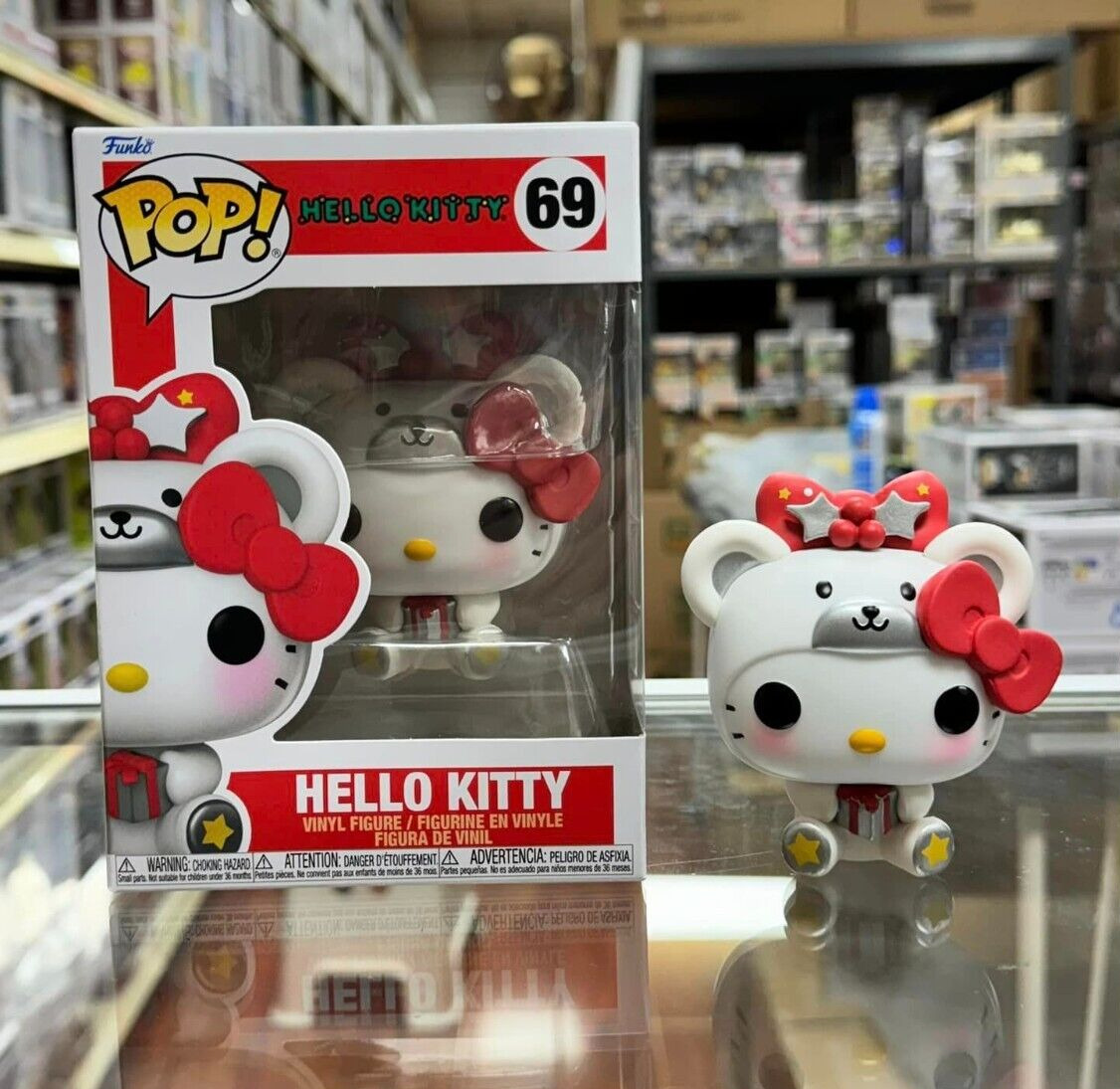Funko Pop Sanrio: Hello Kitty - Hello Kitty Polar Bear Vinyl Figure with case