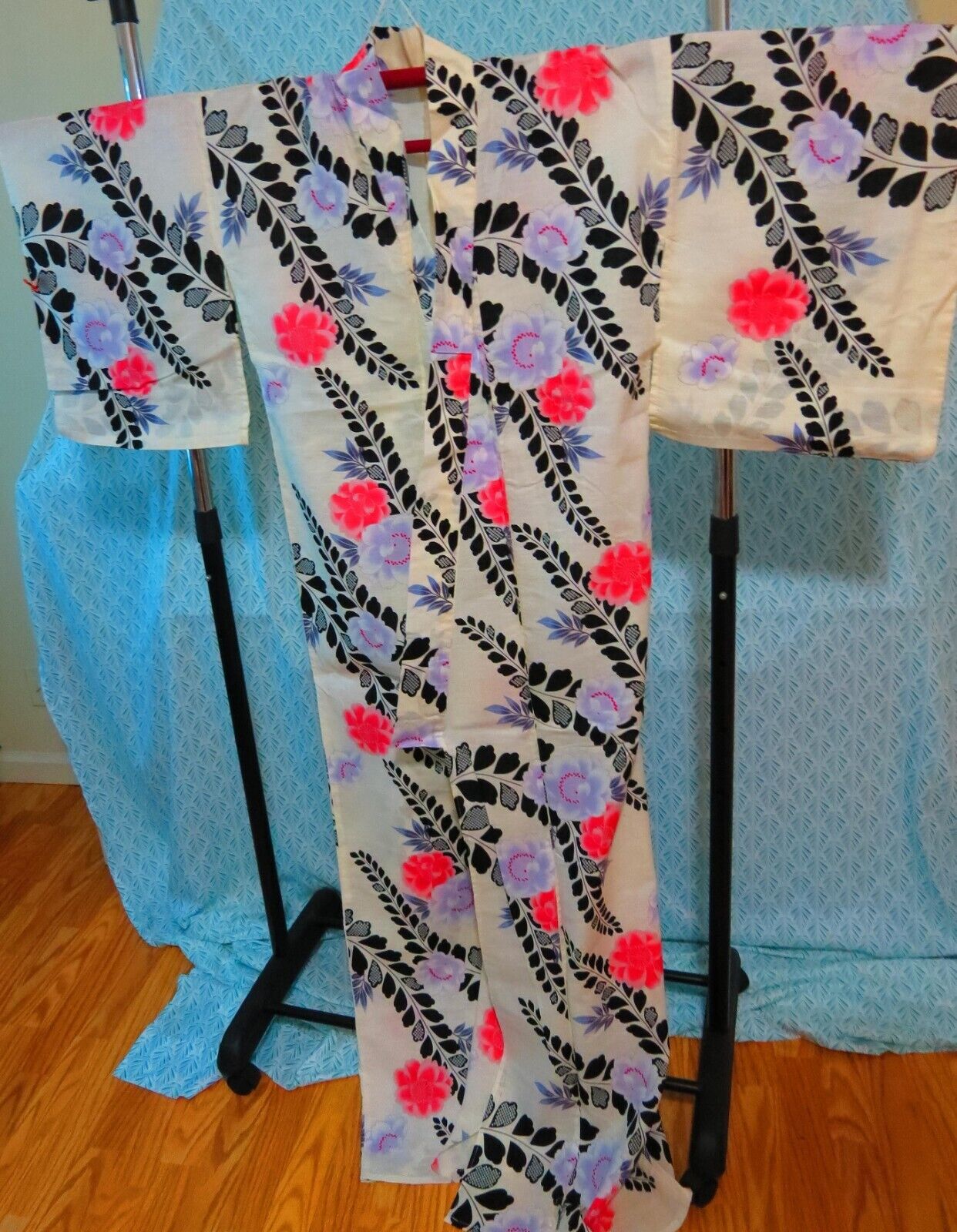 USED Japanese Cotton Yukata Traditional Kimono