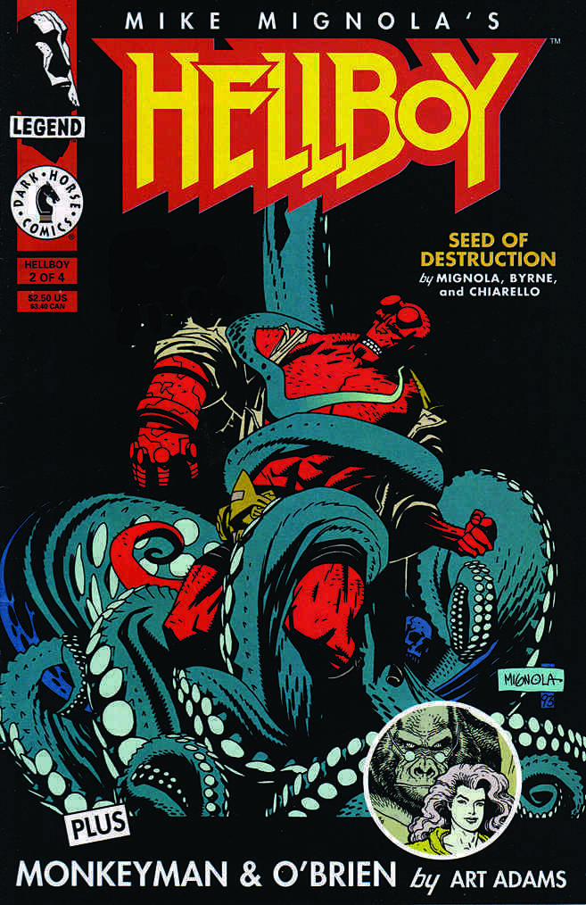 Hellboy: Seed of Destruction #2 VF/NM; Dark Horse | 1st Appearance Abe Sapien -