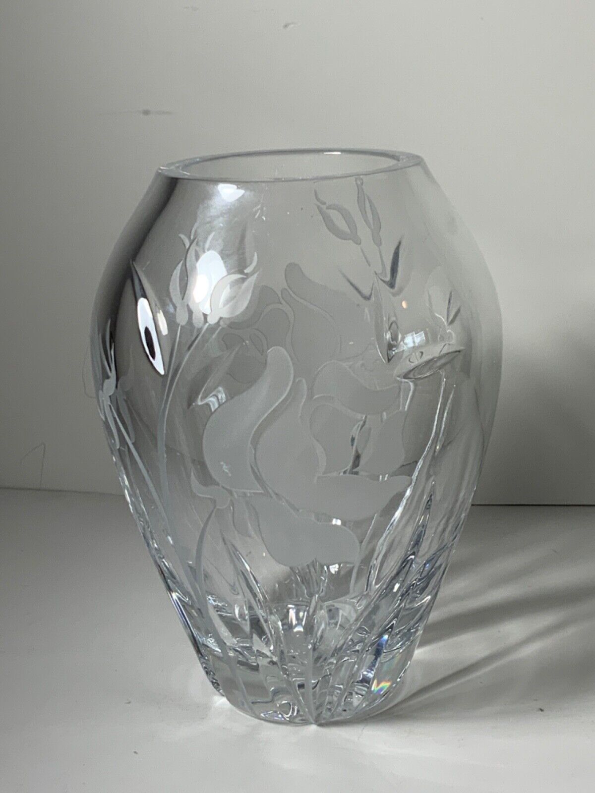 Lenox Masterpiece Collection Crystal Rose Vase 6.5 in.