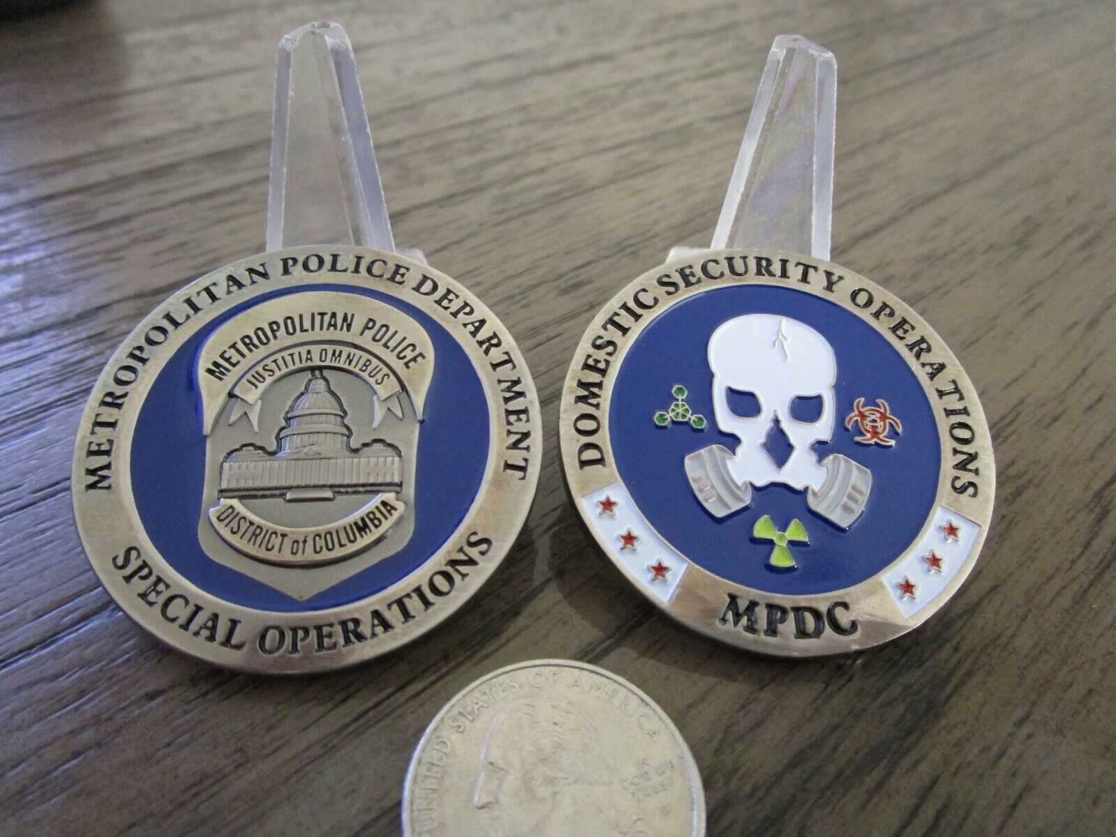 MPD MPDC Washington DC Metropolitan Police Special Operations Challenge Coin