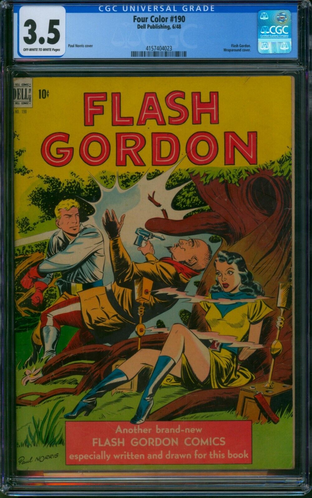 Four Color #190 (Dell 1948) ⭐ CGC 3.5 ⭐ Rare Flash Gordon Golden Age Comic