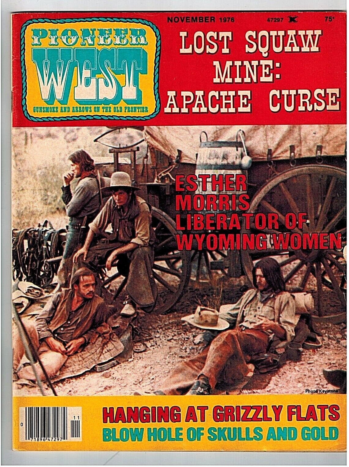 Pioneer West Pulp Magazine, Nov of 1976 Nice Condition