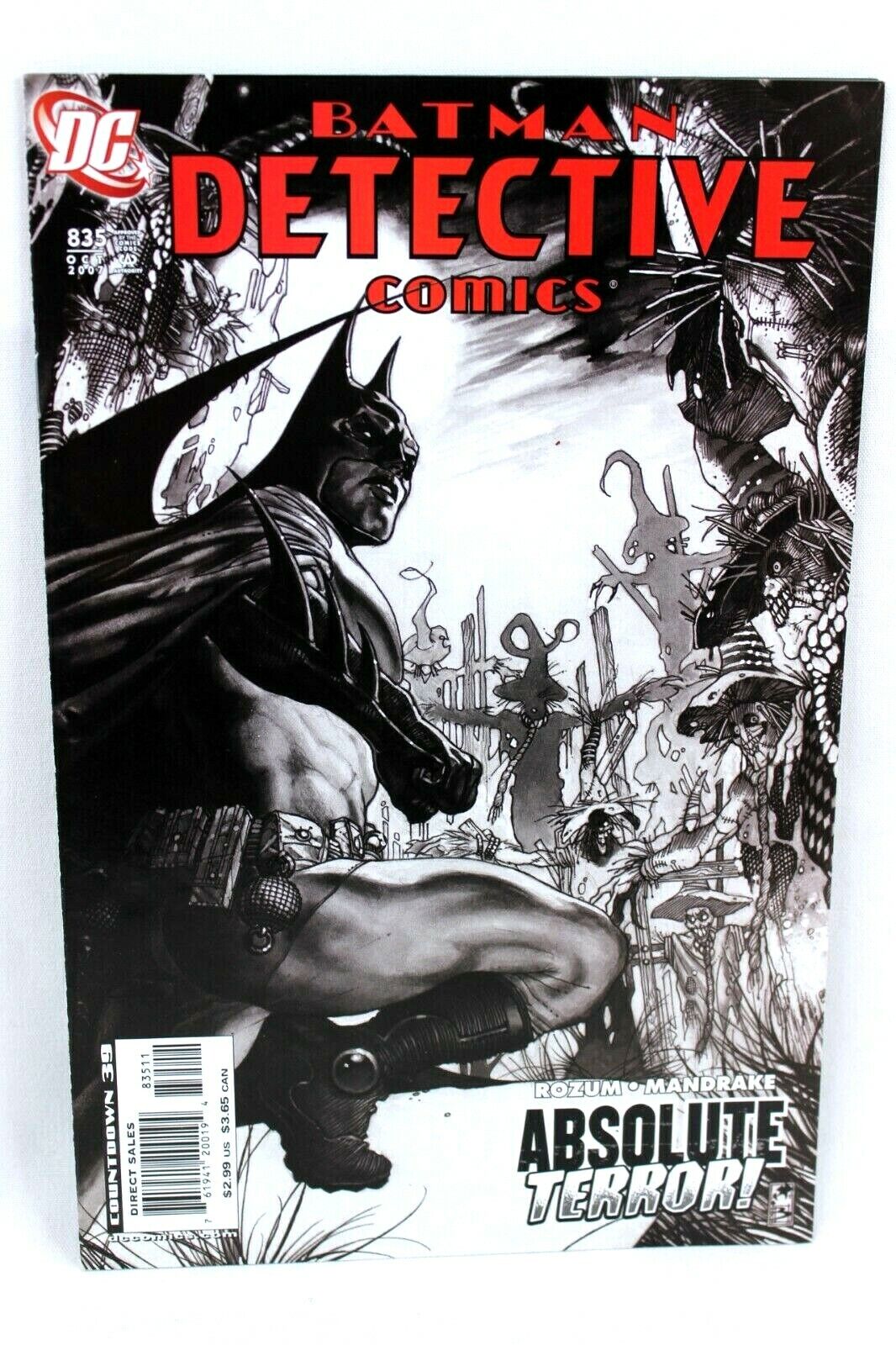 Detective Comics #835 Batman Absolute Terror 2007 DC Comics F+