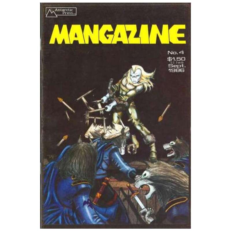 Mangazine #4  - 1985 series Antarctic comics NM minus Full description below [g&