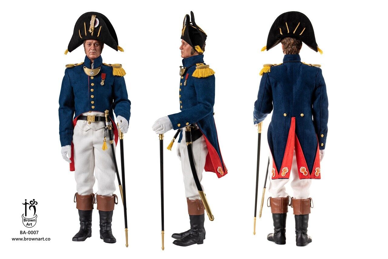 Brown Art 1/6 Scale Napoleonic Subaltern of The French Imperial Guard BA-0007