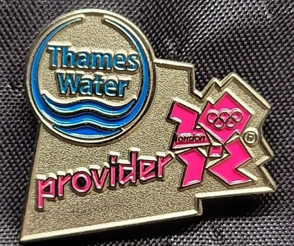 2012 LONDON THAMES WATER PROVIDER OLYMPIC PIN