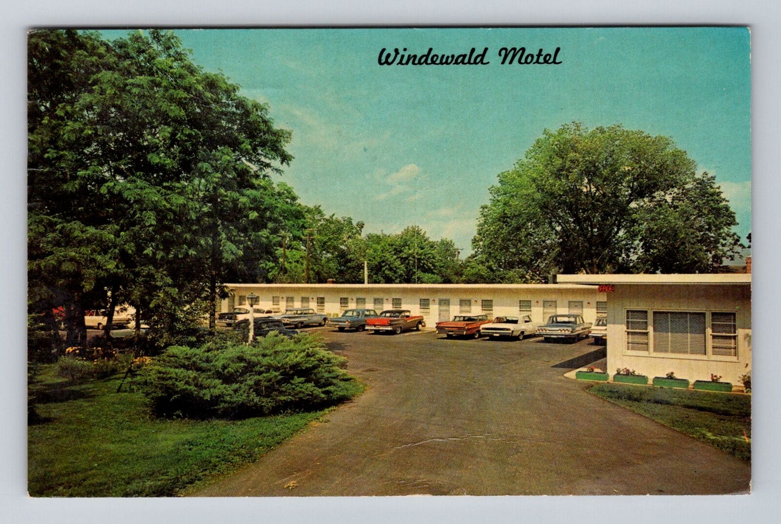 Martinsburg WV-West Virginia, Windewald Motel Advertising Vintagec 1964 Postcard
