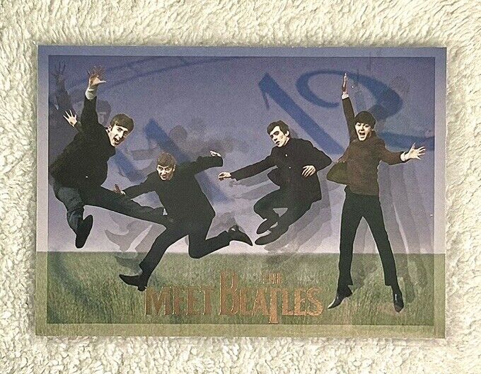 1996 The Beatles Sports Time Promo Card Meet The Beatles #2 Apple Corps
