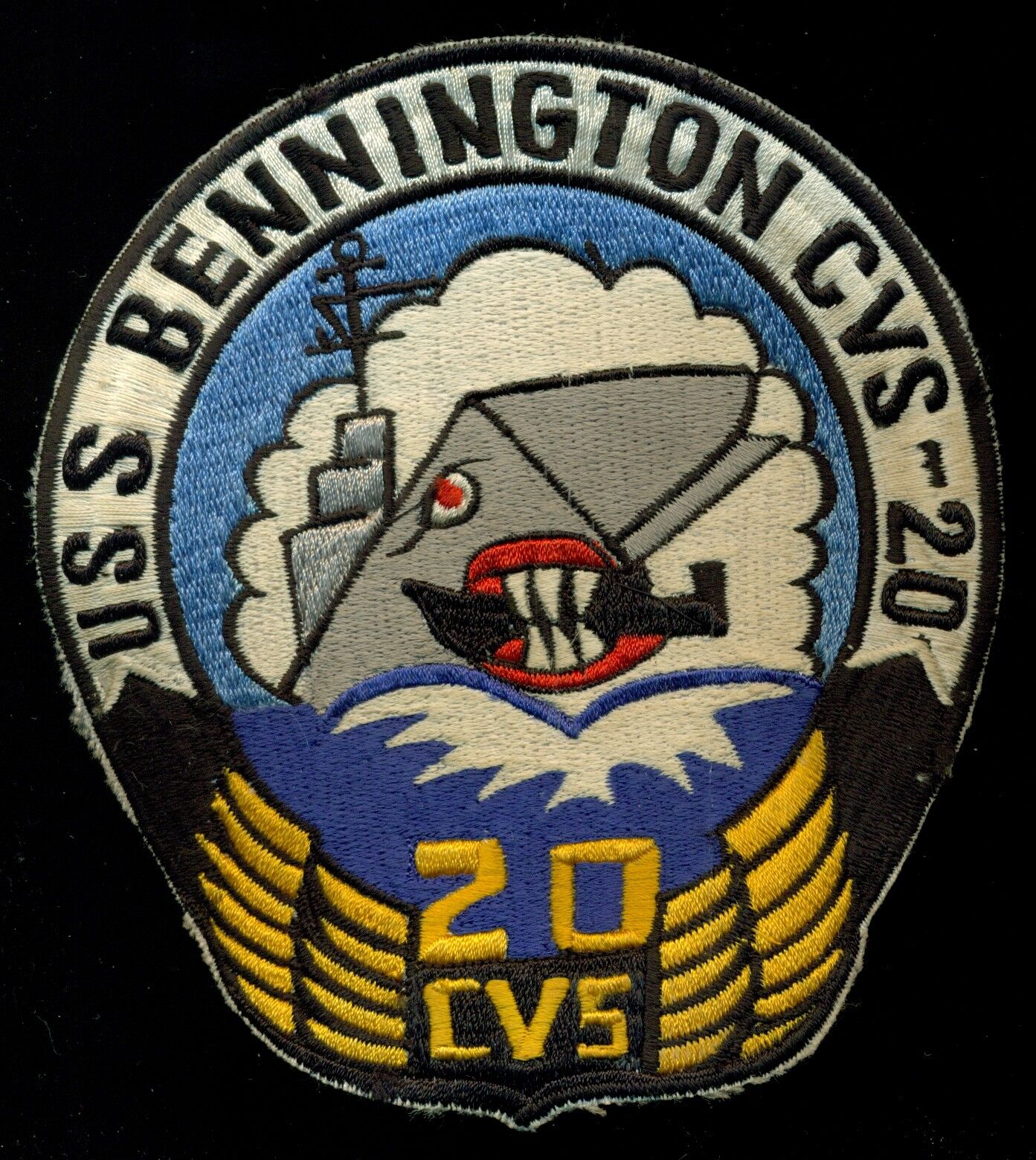 USN USS Bennington CVS-20 Patch N-3