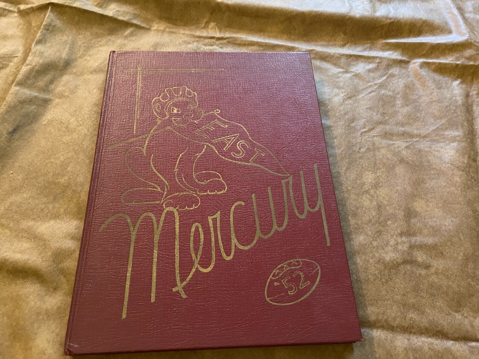 1952 RIVERSIDE HIGH SCHOOL vintage annual yearbook (MERCURY) MILWAUKEE WISCONSIN