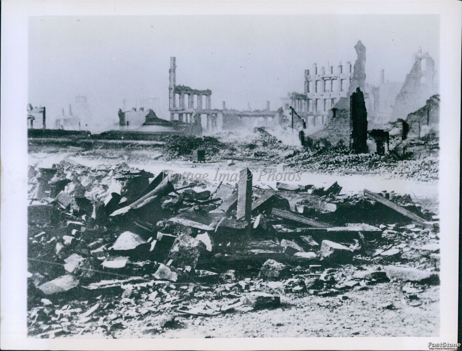 1957 Great Chicago Fire Destroyed 18000 Bldgs In 3 ¼ Miles Disaster 6X8 Photo