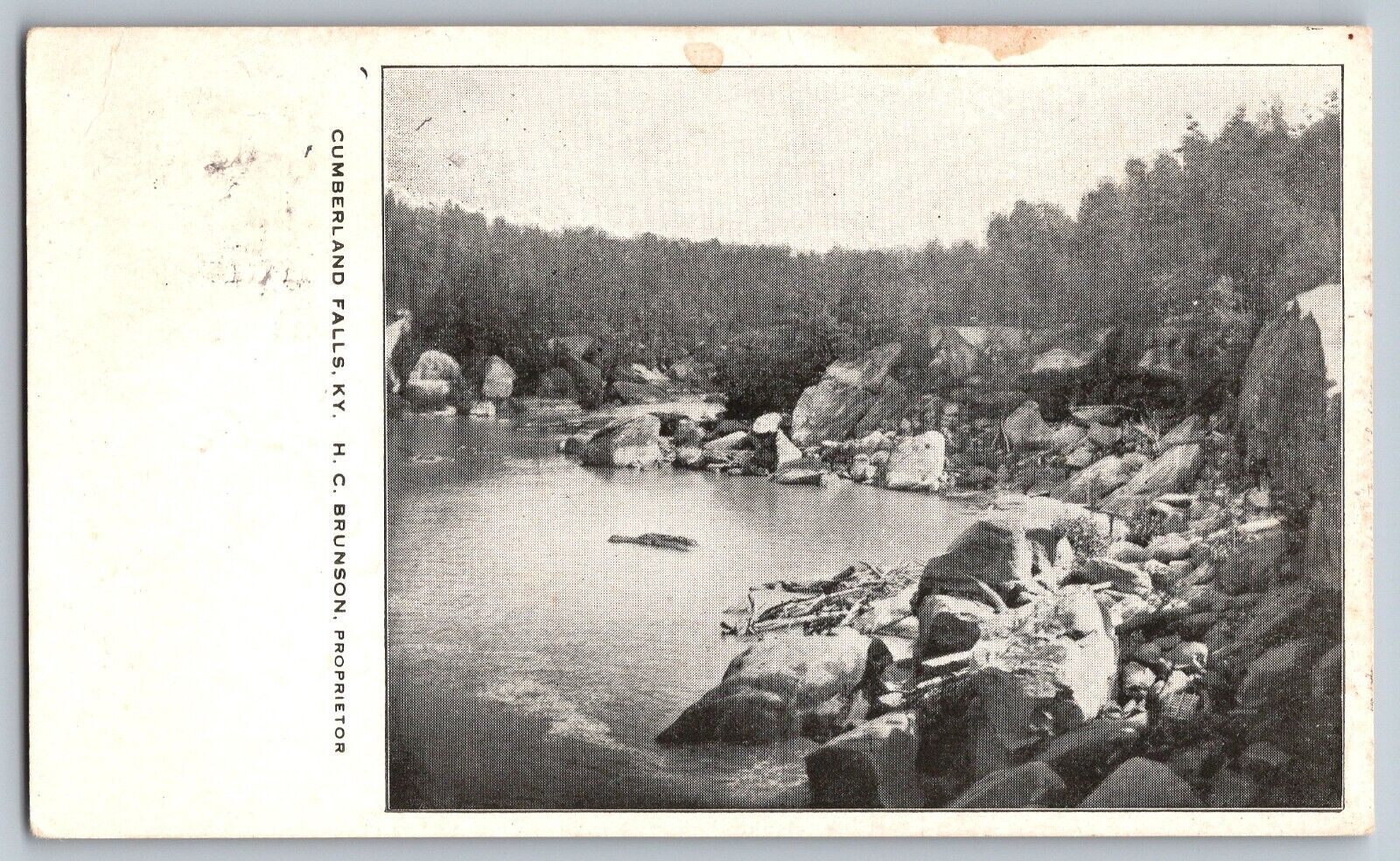 Kentucky KY - Scenic View of Cumberland Falls - Vintage Postcard - Posted 1922