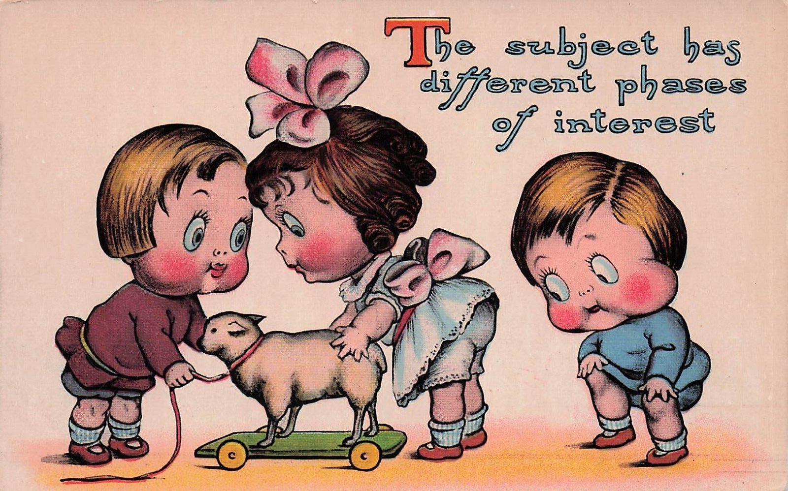 Postcard Vintage (3) Humor (All 3-Series 1327 & UP) (#123)
