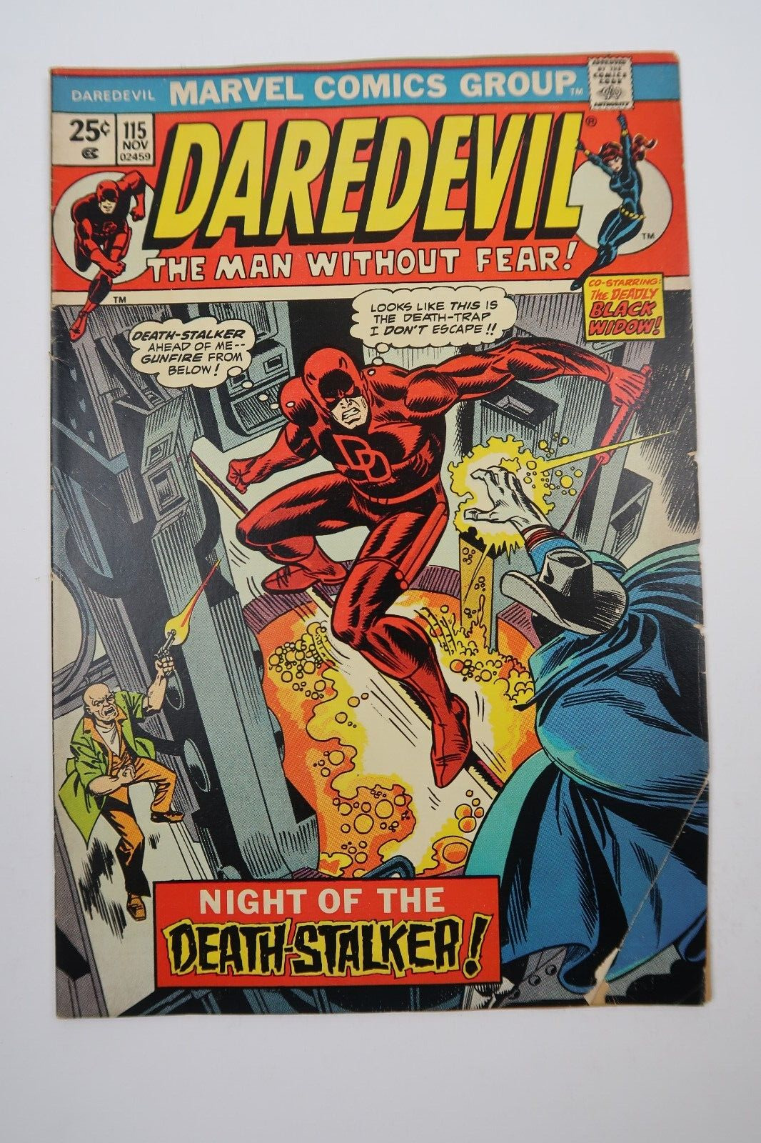 Daredevil #115 Early Advertisment for Hulk #181 1st Wolverine Marvel 1974 G+/VG