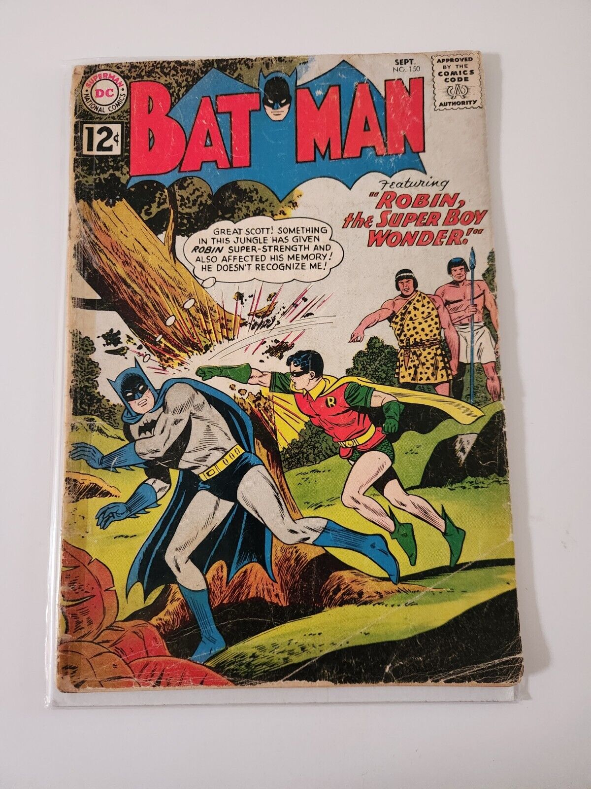 Poor Condition BATMAN COMICS #150 SEPT 1962 BATMAN ROBIN Vintage Rare 