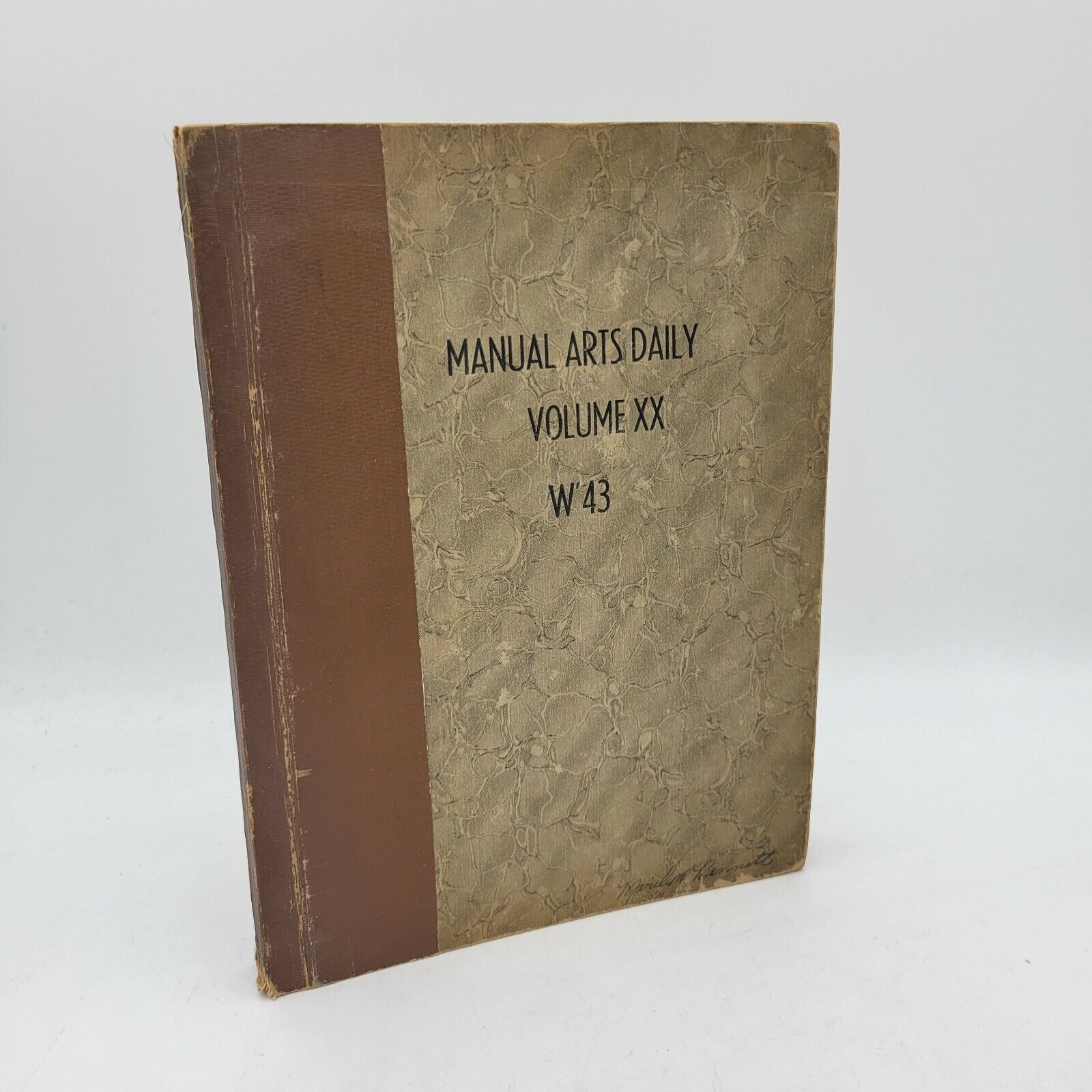 Manual Arts Daily Volume XX High School Bound Newspapers 1942-43 Los Angeles