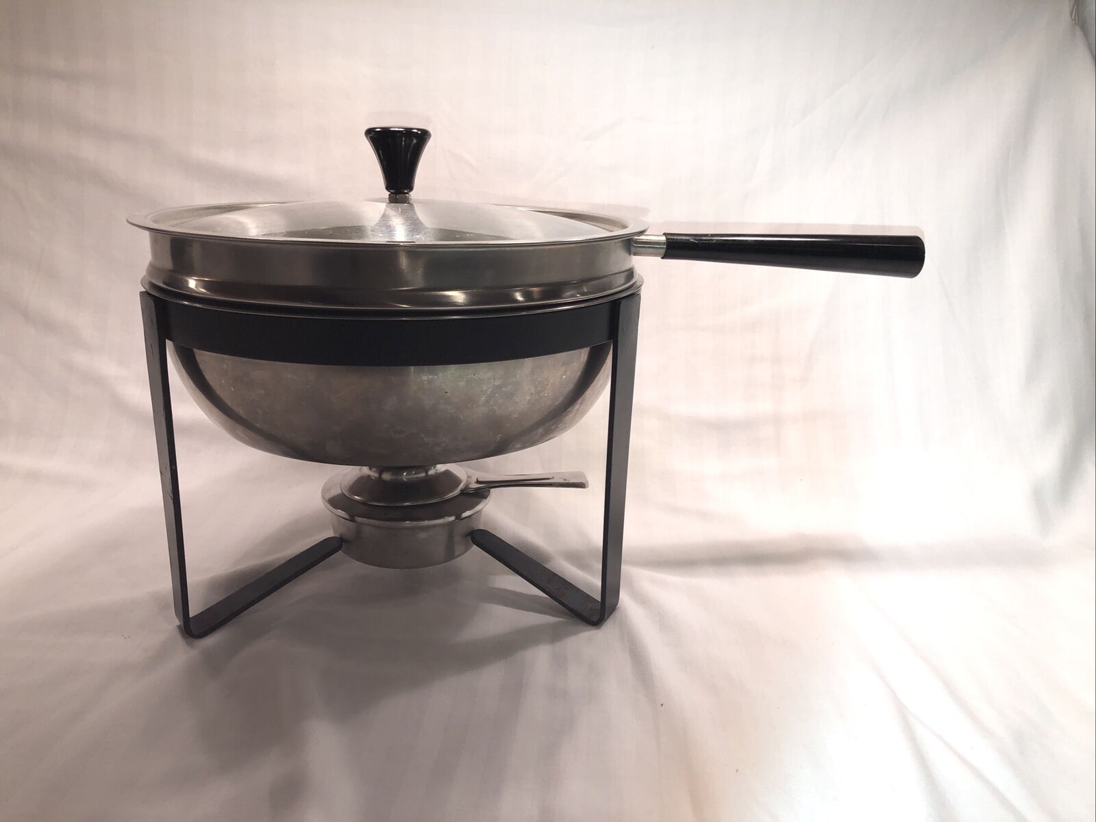 Vintage Inox Chafing Dish Spring Switzerland Stag 18/10 Stainless 67 MCM