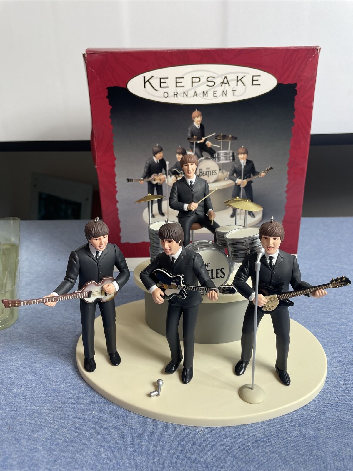 1994 Hallmark Keepsake The Beatles Gift Set Of 5 Ornaments In Perfect Condition