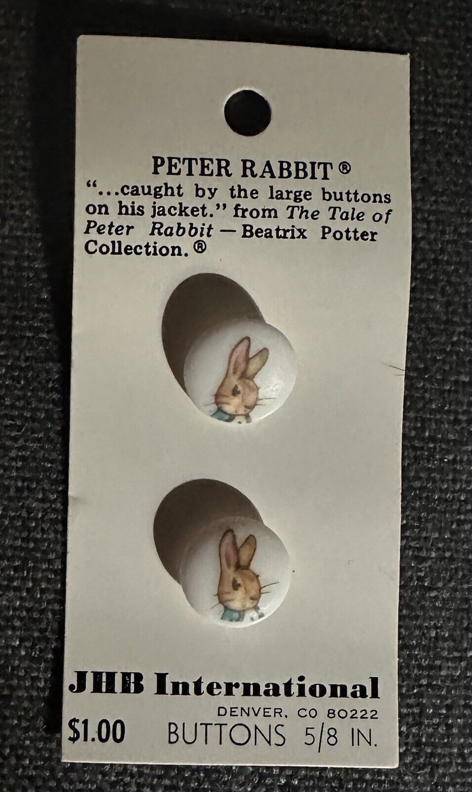 Vintage 1976 JHB International Peter Rabbit Beatrix Potter Collection