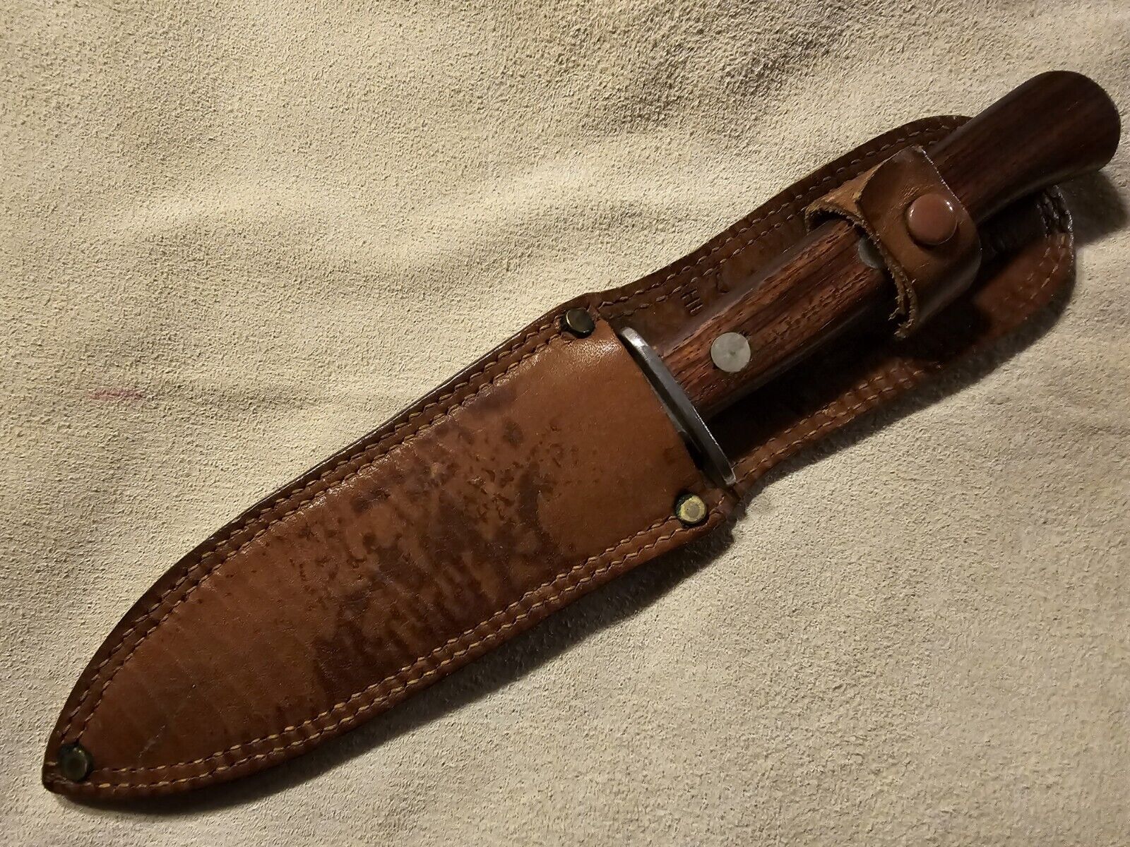 old L.L. BEAN Maine Hunting Shoe vintage advertising sheath knife