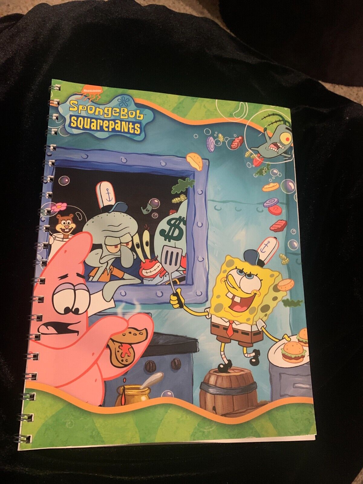 RARE 2001 Viacom SpongeBob SquarePants Spiral Notebook
