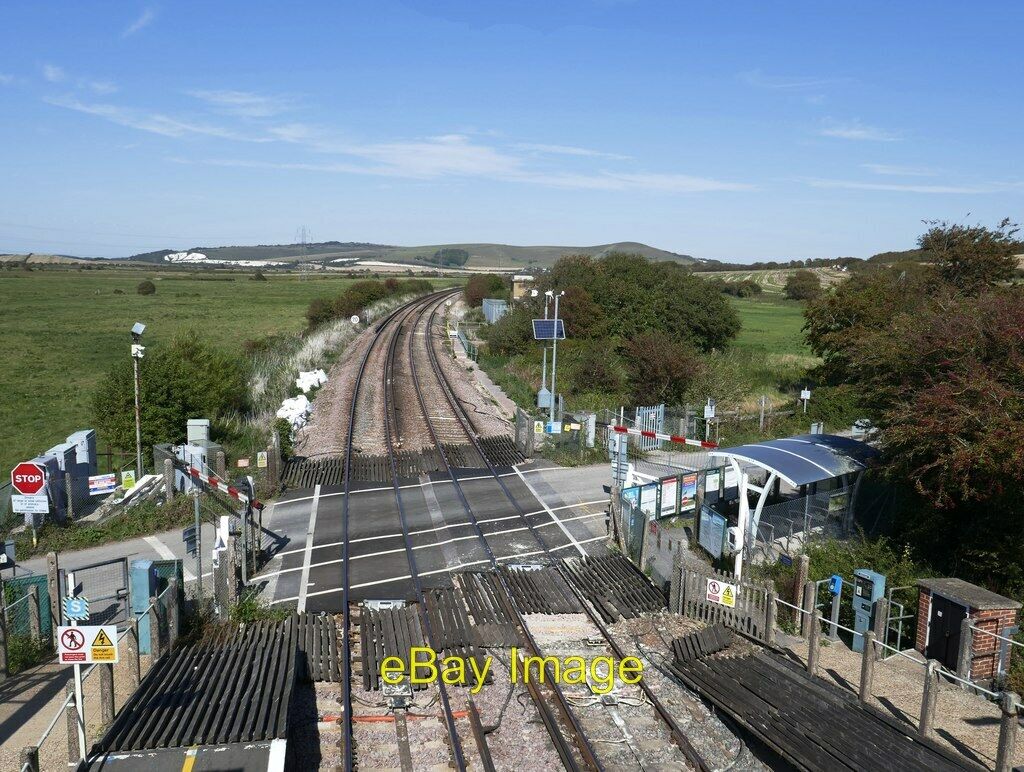 Photo 6x4 View from the footbridge Southease station The view is north an c2019