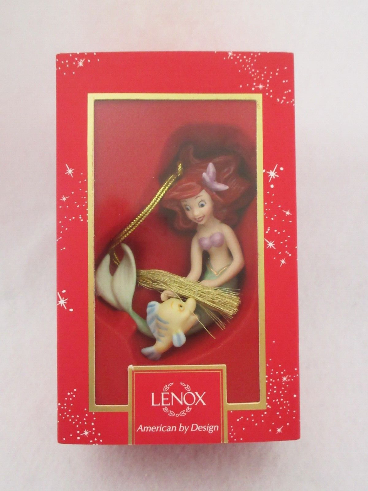 Ariel\'s Best Friend Lenox Disney Showcase Porcelain Ornament #840826 - MIB