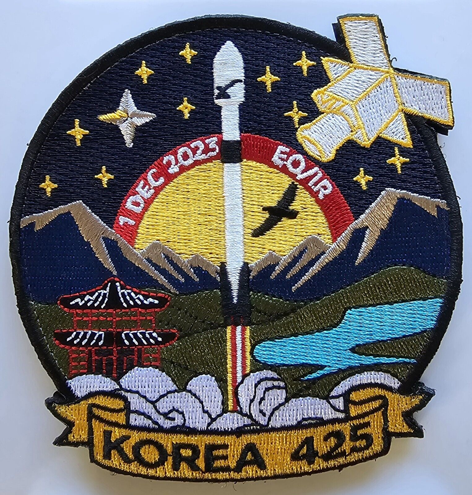 Authentic USSF SLD-30 Korea 425 Space Launch Mission Patch - SpaceX Falcon 9