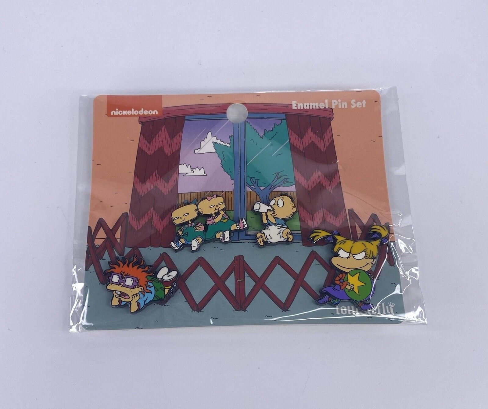Loungefly Nickelodeon 4 Piece Pin Set Sealed Rugrats Tommy Chuckie Phil Lil Ange