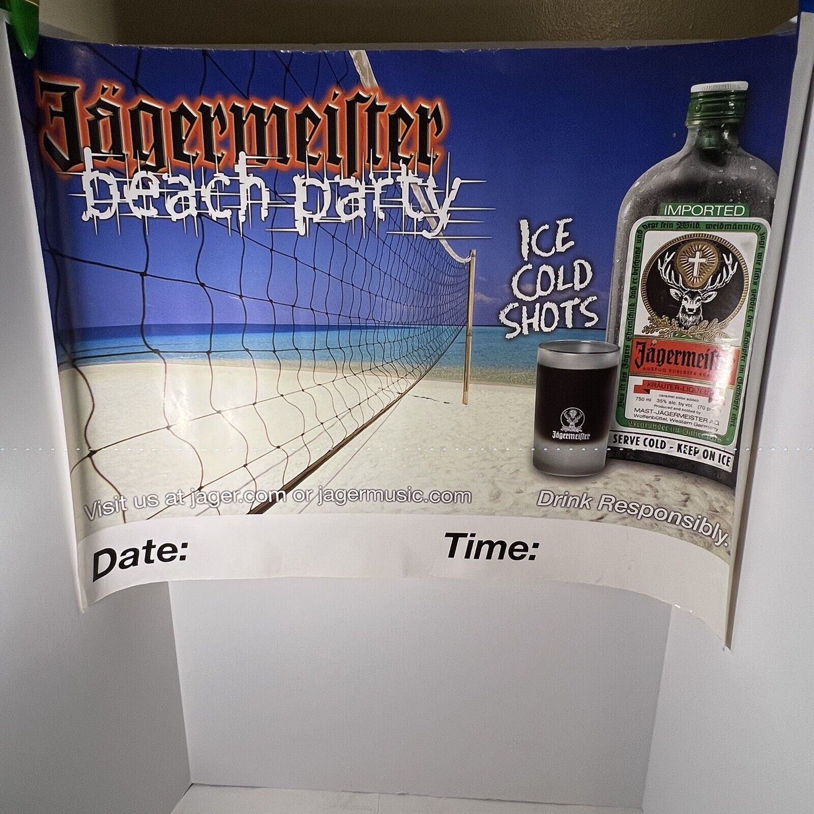 jagermeister poster beach party 