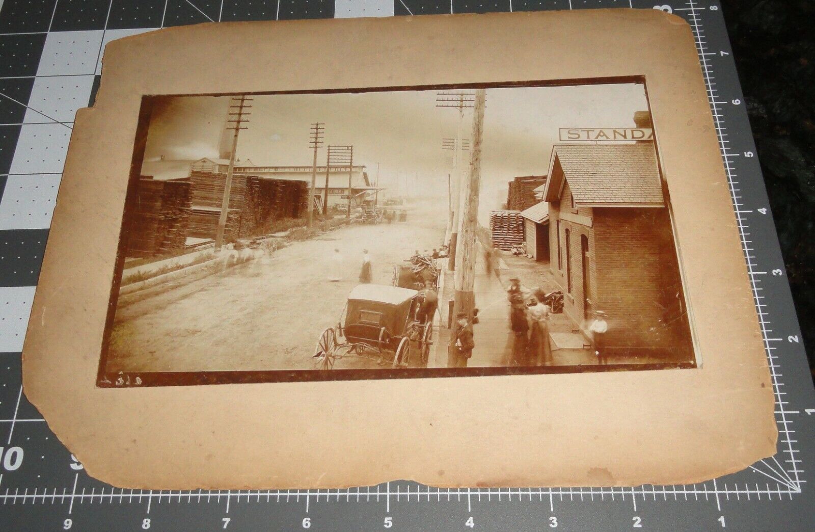 1880s DUBUQUE Iowa IA Downtown FIRE DISASTER Antique Orig 8x10 Albumen PHOTO #2