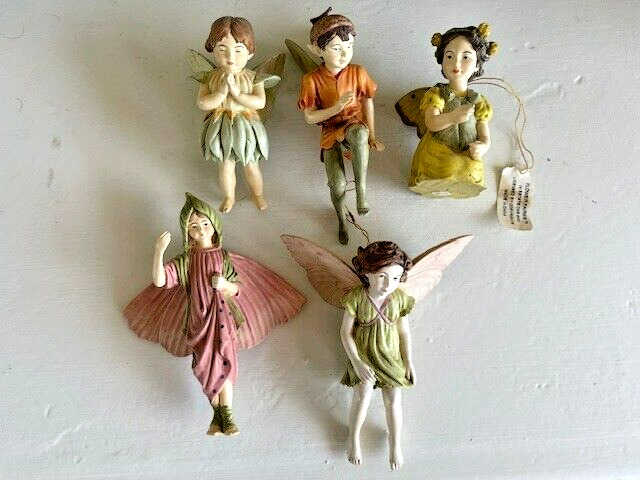Early set of  5  Cicely Mary Barker Flower fairies fairy