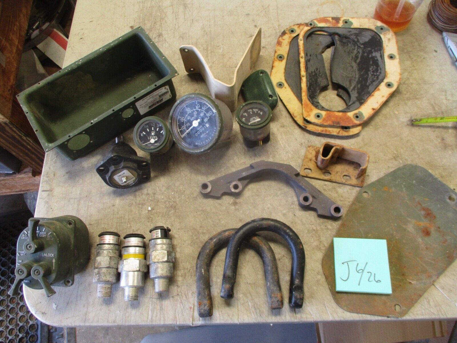 Small Lot of NOS & Used HMMWV Small Parts